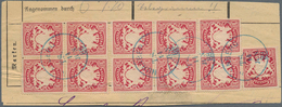 Bayern - Marken Und Briefe: 1888, 11 Stück 10 Pf Wappen Karminrot Sauber Gestempelt Mit Seltenerem B - Autres & Non Classés