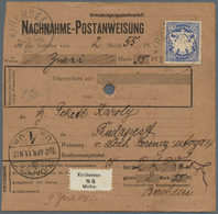 Bayern - Marken Und Briefe: 1888, 20 Pfg. Blau (tadellos) Mit Stempel "KIRCHSEEON 9.APR.02" Als Port - Sonstige & Ohne Zuordnung