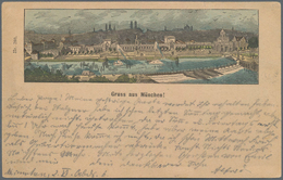 Bayern - Besonderheiten: 1888, Sehr Seltener Sonderstempel "MÜNCHEN KUNSTGEWERBEAUST. 2 Jun 88" Auf - Andere & Zonder Classificatie