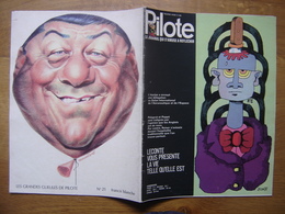 1971 PILOTE 603 Caricature Francis Blanche BD - Pilote