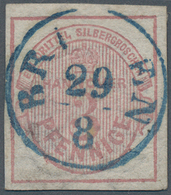 Hannover - Marken Und Briefe: 1853, 3 Pfg. /1/3 Sgr. Hellrötlichkarmin, Gleichmäßig Vollrandig Gesch - Hanovre