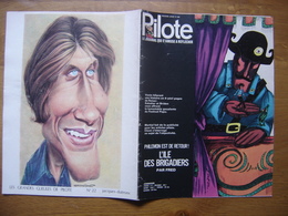 1971 PILOTE 604 Caricature Jacques Dutronc BD - Pilote