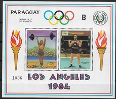 PARAGUAY 1983 Olympic Games Los Angeles - Summer 1984: Los Angeles