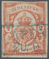 Oldenburg - Marken Und Briefe: 1861, 2 Gr. Wappen, Vollrandiges Und Sauber Gestempeltes Exemplar. Rs - Oldenbourg