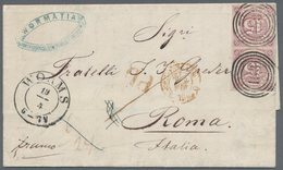 Thurn & Taxis - Marken Und Briefe: 1859 (Markenausgabe), 30 Kreuzer Frankatur, Bestehend Aus Zwei Ex - Autres & Non Classés