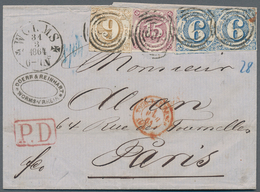 Thurn & Taxis - Marken Und Briefe: 1864, 36 Kr. Frankatur, Bestehend Aus 15 Kr. Lila, Zwei Exemplare - Other & Unclassified