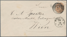 Thurn & Taxis - Landpoststempel: 1863, KEMPTEN, Ra 1 Schwarz, Als Entwerter Auf Ganzsachen-Umschlag - Andere & Zonder Classificatie