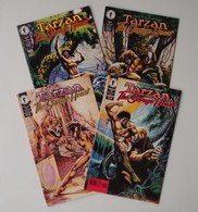 Tarzan - The Savage Heart - #1 2 3 4 - Full Series - Dark Horse Comics - In English - Mike Grell & Chris Schenck - 1999 - Altri Editori