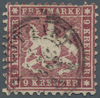 Württemberg - Marken Und Briefe: 1863, Wappen 18 Kr. Gelborange Weit Gezähnt Mit K2 "HEILBRONN ..0 J - Sonstige & Ohne Zuordnung