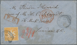 Württemberg - Marken Und Briefe: 1865, Wappen 18 Kr. Orangegelb Farbfrisch + Einwandfrei Durchstoche - Autres & Non Classés