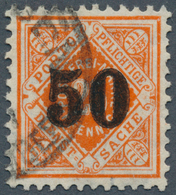 Württemberg - Marken Und Briefe: 1923, Dienstmarke "50" Auf 25 Pf. Rotorange, Einwandfrei Gezähnt Mi - Autres & Non Classés