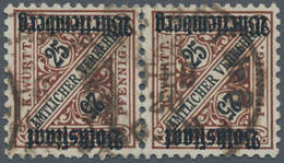 Württemberg - Marken Und Briefe: 1919, 25 Pfg. Lebhaftrötlichbraun/schwarz "Volksstaat Württemberg", - Other & Unclassified