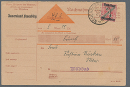 Württemberg - Marken Und Briefe: 1919, 40 Pfg. Volksstaat Als Portogerechte Einzelfrankatur Auf Nach - Autres & Non Classés