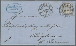 Norddeutscher Bund - Marken Und Briefe: 1871, 2 Groschen Gezähnt Mit Besserem Hufeisenstempel COELN - Sonstige & Ohne Zuordnung