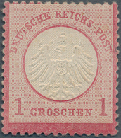 Deutsches Reich - Brustschild: 1872, 1 Groschen Karmin Kleiner Schild. Die Postfrische Marke Ist Far - Neufs