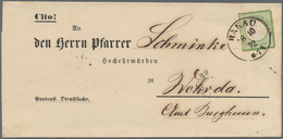 Deutsches Reich - Brustschild: 1872, Kleiner Schild 1 Kr. Smaragdgrün (Zähnung Teils Etwas Flach) Au - Unused Stamps