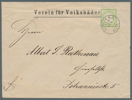 Deutsches Reich - Brustschild: 1872, 1/3 Gr. Großer Schild Grün, Portogerechte Einzelfrankatur Auf 1 - Unused Stamps