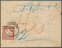 Deutsches Reich - Brustschild: 1872, 1 Gr. Großer Schild Mit Klarem DKr. "GELLENDORF 26.12.74" Auf U - Ungebraucht