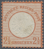 Deutsches Reich - Brustschild: 1872, 2½ Gr. Großer Schild, Farbfrisches Exemplar In Guter Prägung Un - Neufs