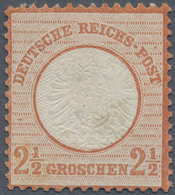 Deutsches Reich - Brustschild: 1872, 2½ Gr. Großer Schild, Farbfrisches Exemplar In Guter Prägung Un - Unused Stamps