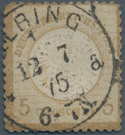 Deutsches Reich - Brustschild: 1872, "ELBINGER POSTFÄLSCHUNG" Zum Schaden Der Post 5 Gr. Lehmgraubra - Unused Stamps