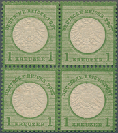 Deutsches Reich - Brustschild: 1872, Großer Schild 1 Kr. In Seltener B-Farbe Dunkelgrünoliv Im Ungeb - Unused Stamps