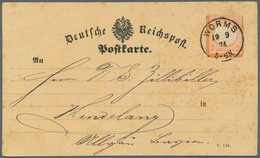 Deutsches Reich - Brustschild: 1872, 2 Kreuzer Orange Großer Schild Mit Klarem Und Zentrischem K1 "W - Unused Stamps