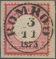 Deutsches Reich - Brustschild: 1872, 3 Kreuzer Großer Schild Mit PLATTENFEHLER "Unterbrochener Helle - Unused Stamps