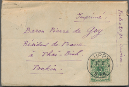 Deutsches Reich - Pfennig: 1880. 5 Pf. Grün Als Portogerechte Einzelfrankatur Auf Drucksache Von «Lu - Brieven En Documenten