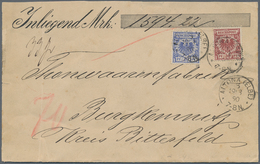 Deutsches Reich - Krone / Adler: 1890, 50 Pfg. Dunkelbräunlichrot Und 20 Pfg. Lebhaftlilaultramarin, - Unused Stamps