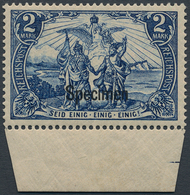 Deutsches Reich - Germania: 1900, 2 M. Reichspost Schwärzlichviolettultramarin, Postfrisches, Farbfr - Ungebraucht