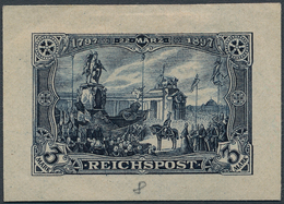 Deutsches Reich - Germania: 1900, 3 M. Denkmal Kaiser Wilhelm Reichspost, Ungezähntes, Allseits Brei - Neufs