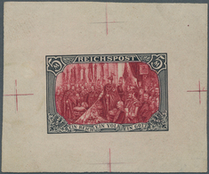 Deutsches Reich - Germania: 1900, 5 Mark "Reichsgründungsgedenkfeier" Ungezähnt Im Kleinbogen (Forma - Neufs