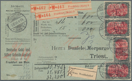 Deutsches Reich - Germania: 1900, 5 M Grünschwarz/bräunlichkarmin "Reichspost", Type I, Nachmalung I - Neufs