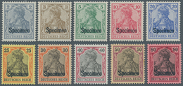 Deutsches Reich - Germania: 1902, Taufrische Serie Freimarken Specimen, Postfrisch, Nur Die Dritte U - Neufs