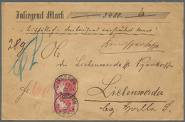 Deutsches Reich - Germania: 1902, 1 M. Dunkelkarminrot (leuchtend Gelblichrot Quarzend), 26:17 Zähnu - Neufs