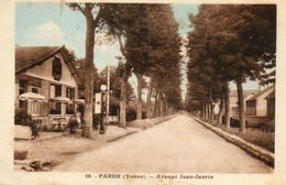 - PARON (89) - Avenue Jean Jaurès  (café Et Pompe à Essence)   -17455- - Paron