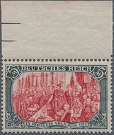 Deutsches Reich - Germania: 1902, 5 M. "Darstellung Des Deutschen Kaiserreichs" Perfektes Luxusoberr - Unused Stamps