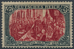 Deutsches Reich - Germania: 1902, 5 Mark "Reichsgründungsgedenkfeier" Mit 25:16 Zahnlöchern, Laut Fo - Neufs