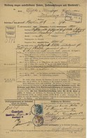 Deutsches Reich - Germania: 1916, 15 Pf. Gelbbraun Und 5 Pf. Grün Gest „HAMBURG 11 9/10 16” Auf Komp - Neufs