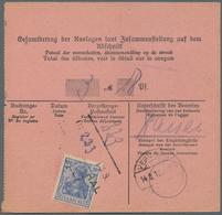 Deutsches Reich - Germania: 1918. 14.8., 20 Pfg. Germania Als Gebühr Auf Zoll-Karte Vom Auswechselun - Unused Stamps