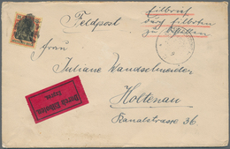 Deutsches Reich - Germania: 1917 SEHR SELTENER U-BOOT FELDPOST-EILBRIEF (Absender U-Obersteuermann W - Neufs