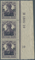 Deutsches Reich - Inflation: 1919, 15 + 5 Pfg. Kriegsgeschädigtenhilfe Schwarzviolett, Postfrischer - Lettres & Documents