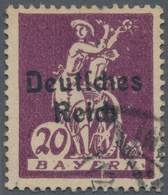 Deutsches Reich - Inflation: 1920, Bayern 20 Pf Abschiedsausgabe Mit „magerem” Aufdruck Deutsches Re - Briefe U. Dokumente