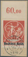 Deutsches Reich - Inflation: 1920, Freimarken: Abschiedsserie, 4 M Mit Aufdruck "Deutsches Reich" Vo - Lettres & Documents