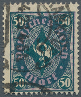 Deutsches Reich - Inflation: 1922, 50 M. Posthorn Mit Vierpass-Wasserzeichen, Sauber Zeitgerecht Ent - Briefe U. Dokumente