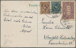 Deutsches Reich - Inflation: 11.6.1923, "DSP Linie Hamburg-Südamerika XLIII" Auf Ansichtskarte Aus B - Briefe U. Dokumente