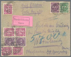 Deutsches Reich - Inflation: 1923, Fern-Brief Per Eilboten-Landzustellung, Mit Angegebener MiF, Von - Briefe U. Dokumente