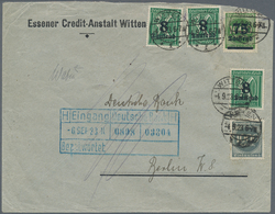 Deutsches Reich - Inflation: 1923, Überdruckausgabe 8 Tsd Auf 30 Pfg Ziffern Dunkelopalgrün Mit Abar - Lettres & Documents