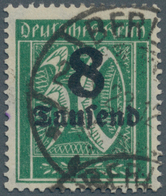 Deutsches Reich - Inflation: 1923, Freimarke: Ziffer Im Rechteck 8 Tsd Auf 30 Pf Dunkelopalgrün Mit - Lettres & Documents